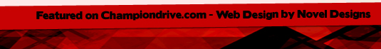Featured on Championdrive.com - Web Design by Novel Designs